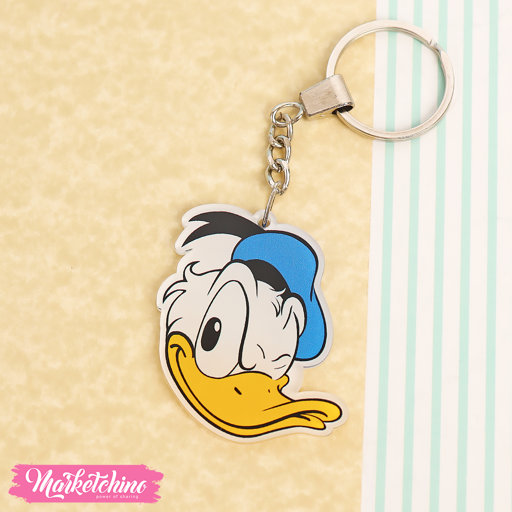 Pendentif multiple Disney Donald Duck Blanc Métal rhodié