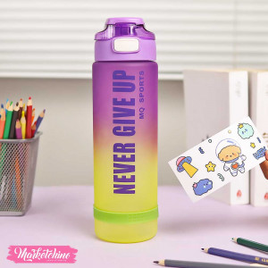 Acrylic Bottle Never Give Up-Pink (1000 L )