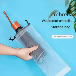 1Pc OF Plastic Bag, Matte Translucent Umbrella Storage Bag Multi Uses 