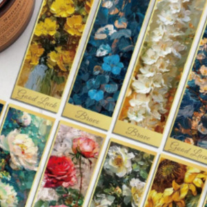 30pcs Monet Garden Exquisite Bookmarks