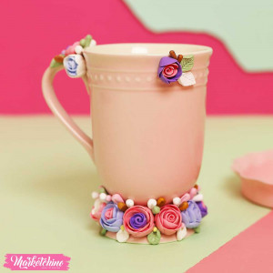 Polymer Ceramic Mug - Flower