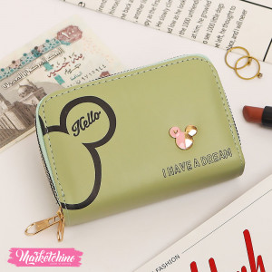 Leather Wallet - Mickey