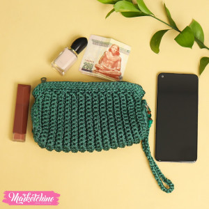 Crochet Portfied-Dark Green