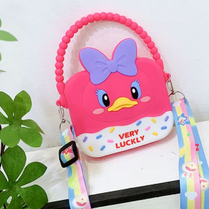 Silicone Handbag & Cross For Kids - Daisy Duck 