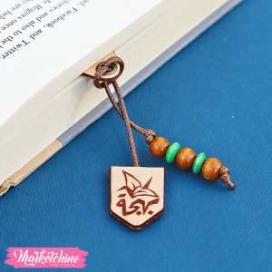Natural Leather Bookmark - Coffee 
