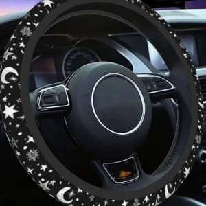 Star Print Car Steering Wheel Cover