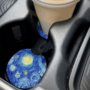 Car Coasters for Drinks Absorbent Van Gogh 