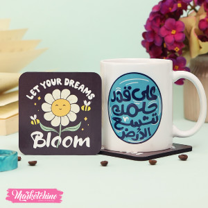 Set OF Printed Mug & Coaster - Your Dream 