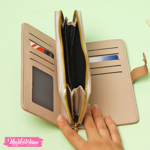 Leather Wallet - Leaves 