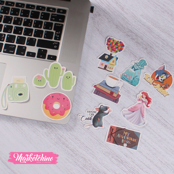 10Pcs Of Laptop Sticker -4 - Buy best Handmade Products in Egypt