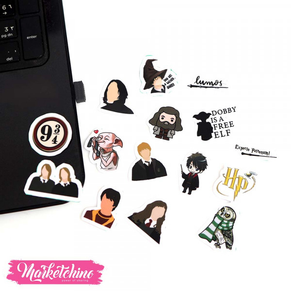 14Pcs Of Laptop Sticker -Harry Potter - Buy best Handmade Products in Egypt  with best Prices