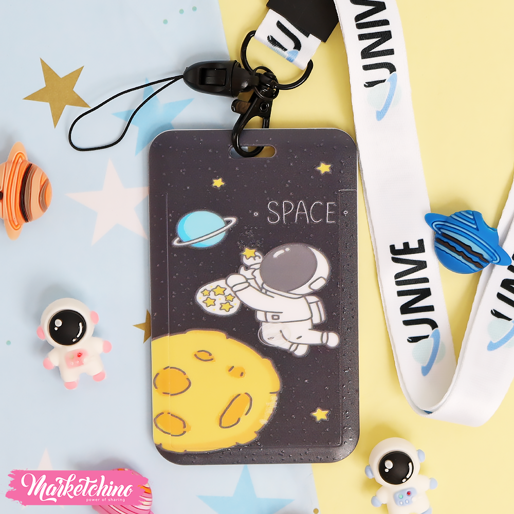 Acrylic ID Card Holder-Astronaut 2 - Buy best Handmade Products in ...