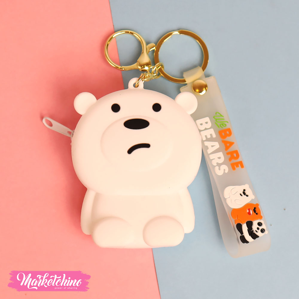 Silicone Coins Holder- We Bare Bears-Ice Bear - Buy best Handmade ...