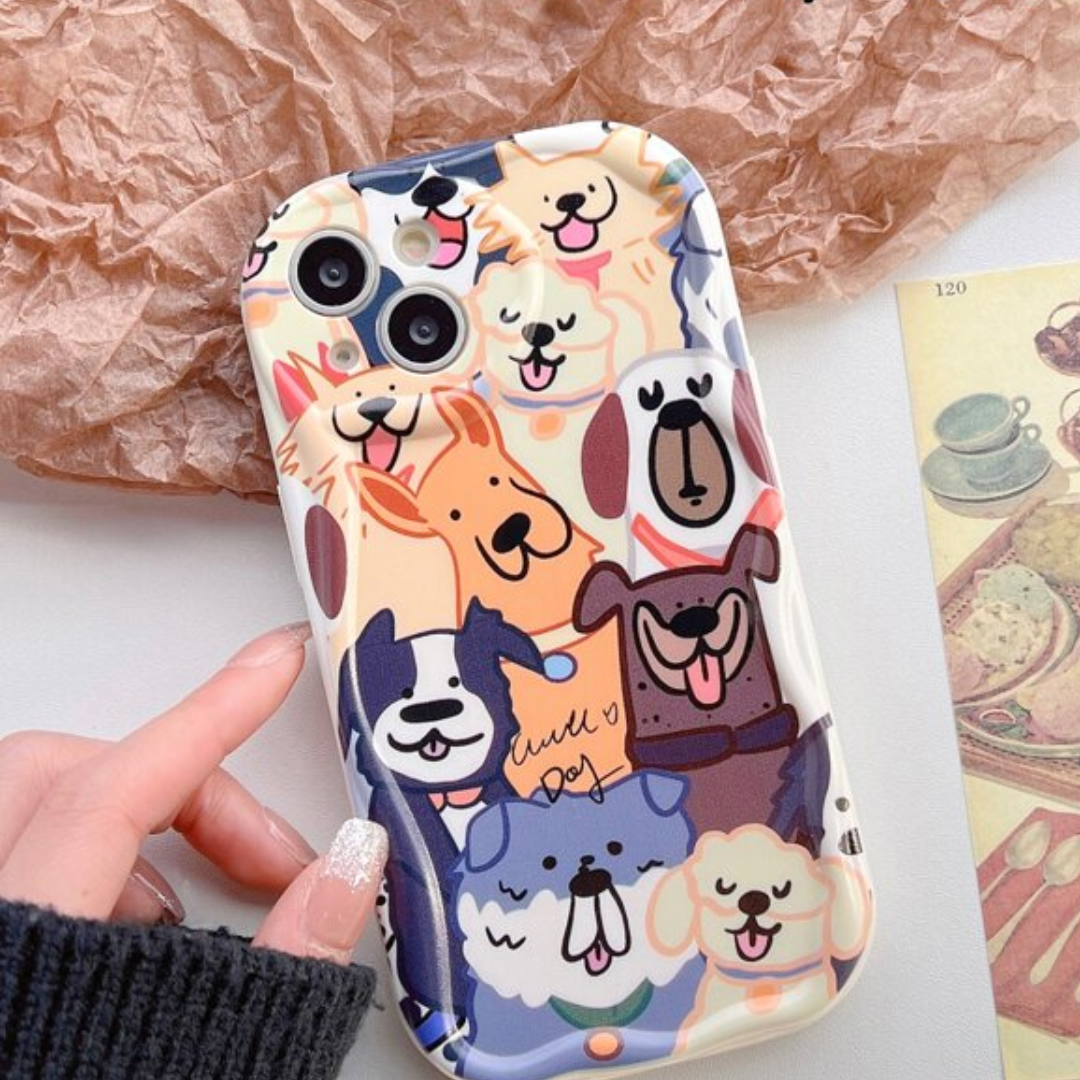 Cartoon Dog Pattern Cover IPhone 13 Pro Max - Buy best Handmade ...