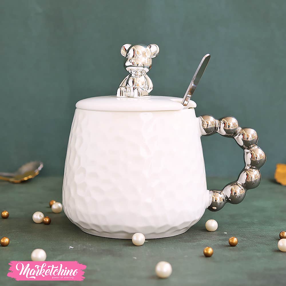 Ceramic Mug-White Bear