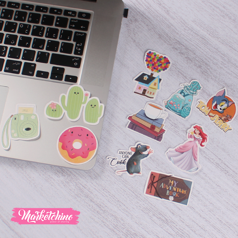 10Pcs Of Laptop Sticker -4 - Buy best Handmade Products in Egypt