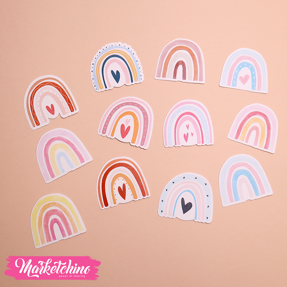 12Pcs Of Pastel Color Sticker - Buy best Handmade Products in Egypt ...